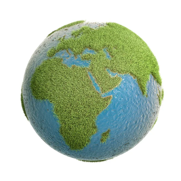Grass covered Earth — Stock Photo, Image