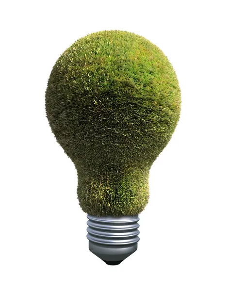 Symbole énergétique vert — Photo