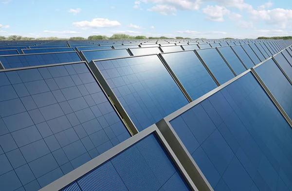 stock image Photovoltaic panels