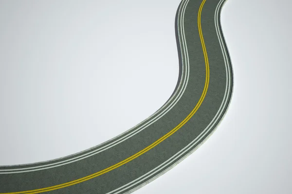 stock image 3D road illustration