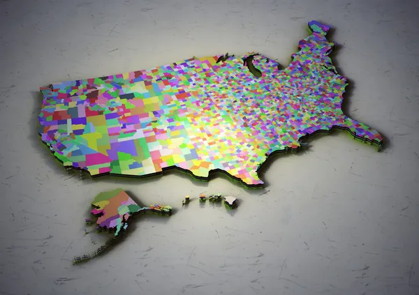 USA counties. — Stock Photo, Image