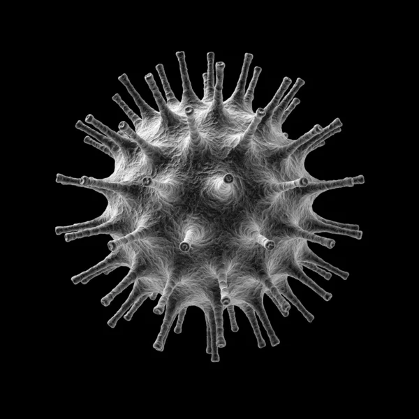 Illustrazione del virus — Foto Stock