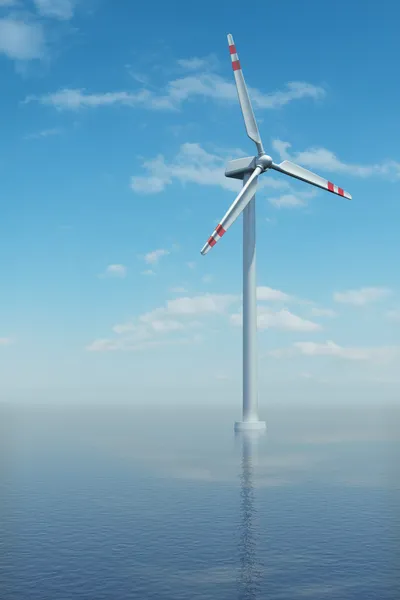 Sea wind farm — Stockfoto