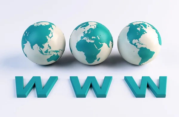 Ilustración mundial del concepto web — Foto de Stock