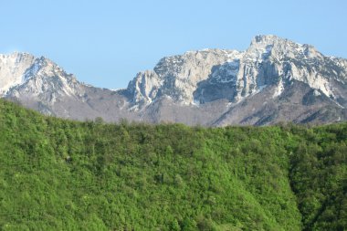 Bahar görünümünde kotor Körfezi