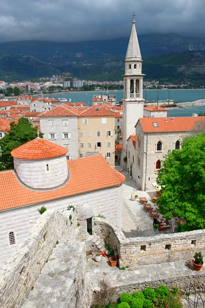 Alte stadt in budva montenegro — Stockfoto