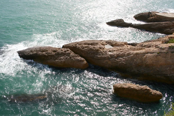Rocas y mar en Montenegro — Foto de Stock