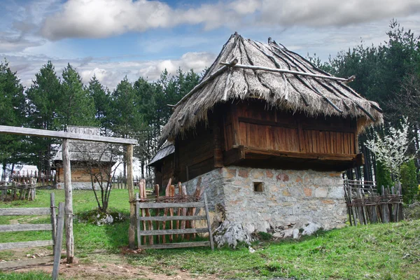 Open air museum Old Village in Sirogojno — Stock Photo, Image