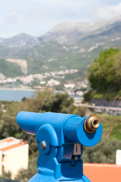 stock image Telescope on the Adriatic sea