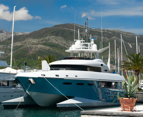 stock image Yacht club in Montenegro