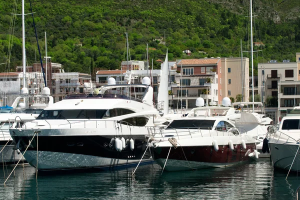 Yacht club in Montenegro — Stock Photo, Image