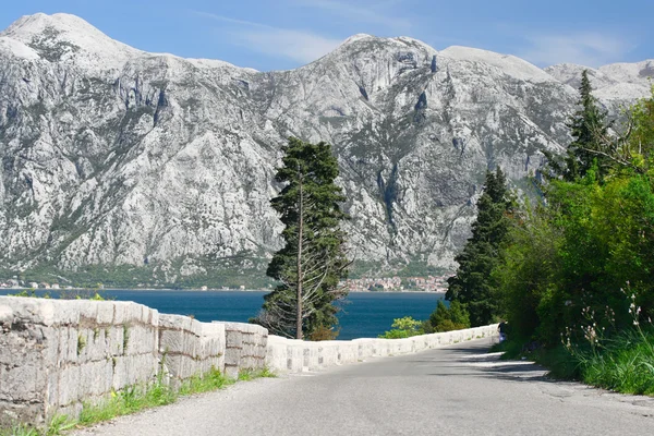 The Bay of Kotor view in spring — Stock Photo, Image