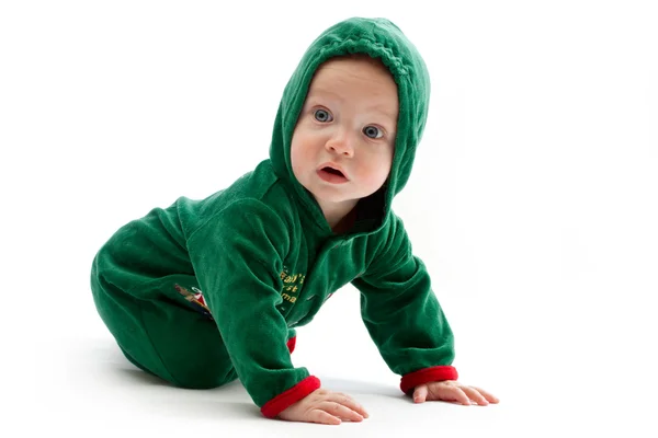 小矮人服装的婴儿 — 图库照片