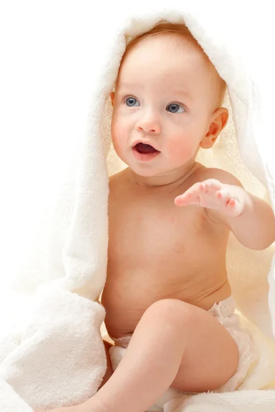 Bayi di handuk — Stok Foto