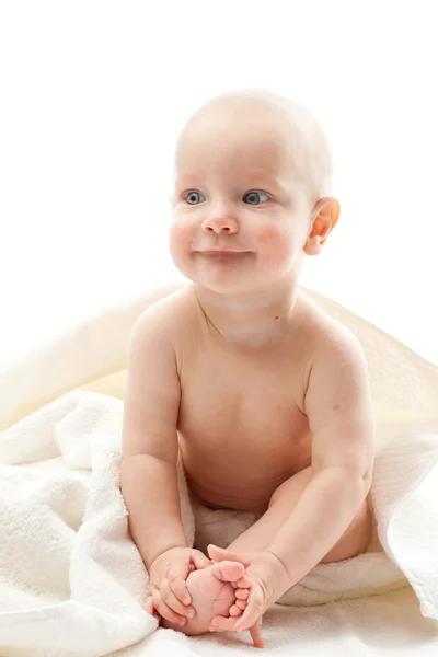 Bayi di handuk — Stok Foto