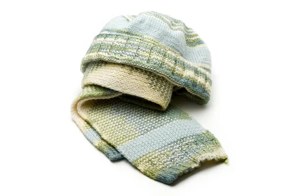 Set of a cap and a scarf — Stock Photo, Image