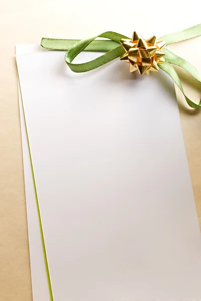 Украшенный листок бумаги — стоковое фото