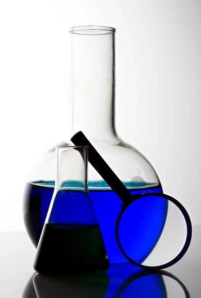 Artículos de vidrio de laboratorio —  Fotos de Stock