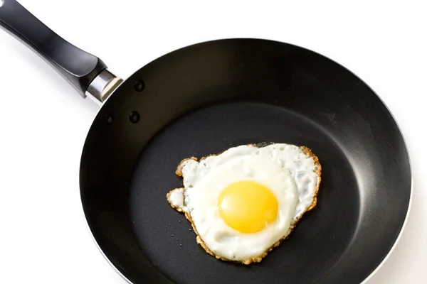 Huevo frito en un comal —  Fotos de Stock