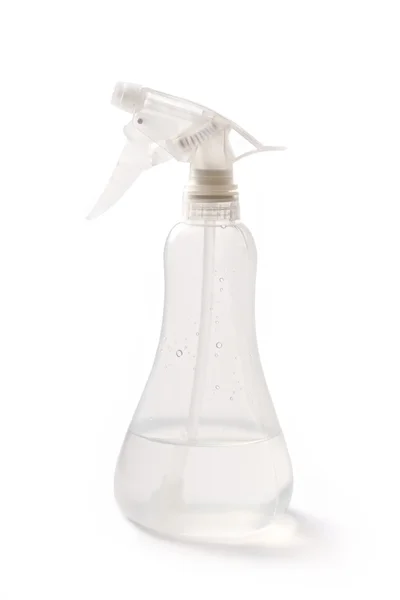 Pulverizador branco com água — Fotografia de Stock