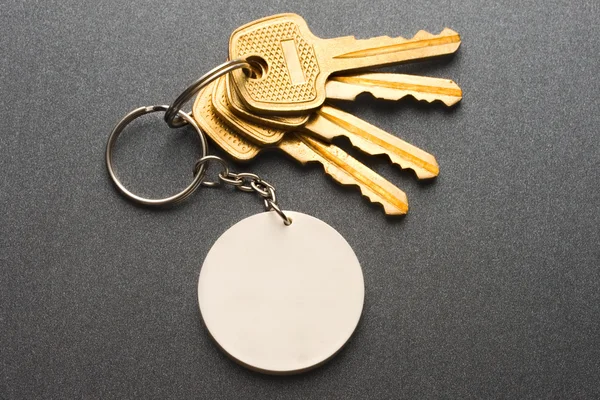 Keys with a label — Stock Photo, Image