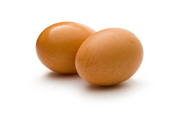 白い背景の卵は — ストック写真
