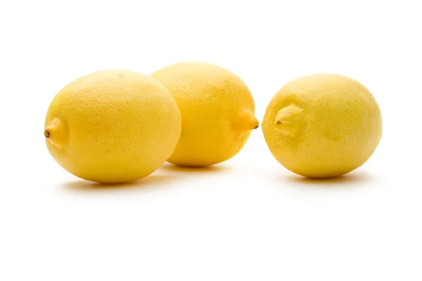 Lemons on the white background — Stock Photo, Image