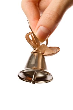 Bell in the hand clipart