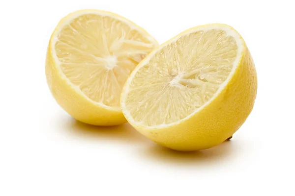 Lemon on the white background — Stock Photo, Image