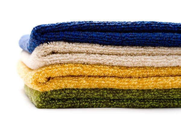 Uma pilha de toalhas — Fotografia de Stock