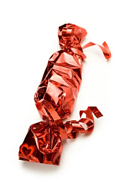 Большая красная конфета — стоковое фото