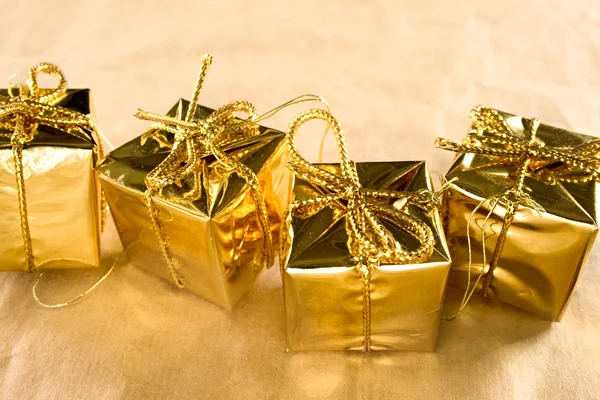 Un set di scatole regalo — Foto Stock