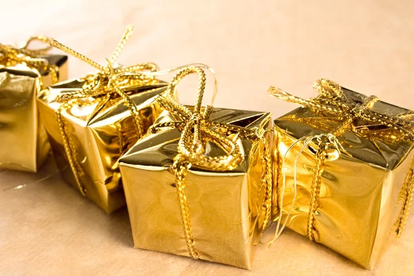 Un conjunto de cajas de regalo — Foto de Stock