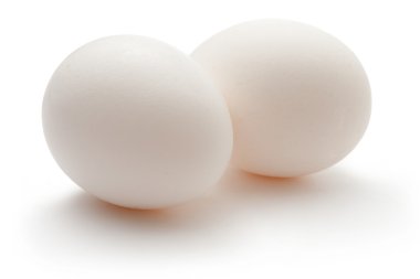 Eggs on the white background clipart