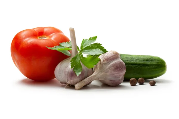 Gemüsezusammensetzung — Stockfoto