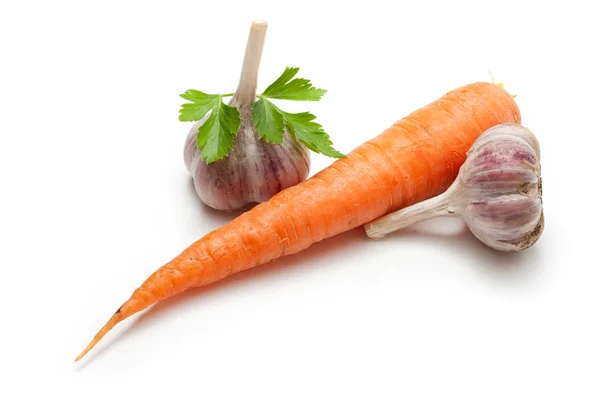 Ajo, zanahoria y perejil —  Fotos de Stock