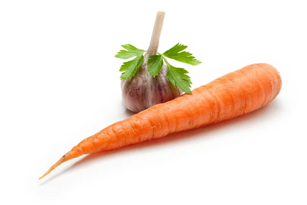 Ajo, zanahoria y perejil —  Fotos de Stock