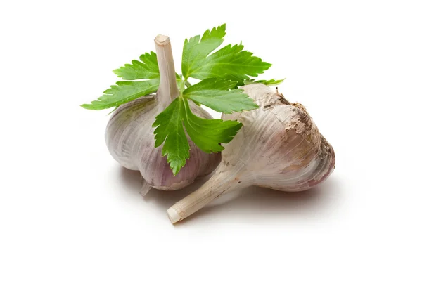 Garlic, parsley — Stock Image Garlic, parsley Stock Photo