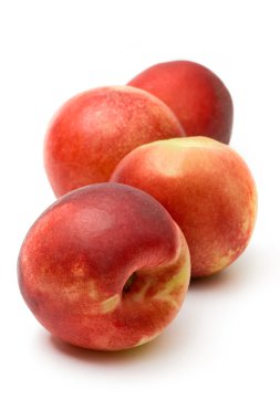 Peaches beyaz zemin üzerine