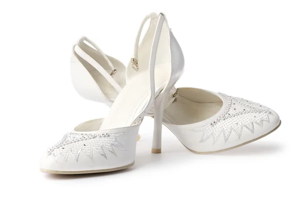 Обувь на белом — стоковое фото