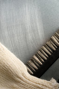 metal fırça ile eldiven