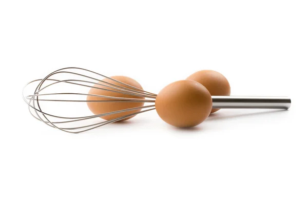 Šlehač a vejce — Stock fotografie