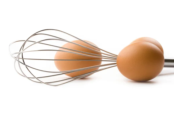 stock image Eggbeater and eggs