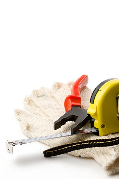 Gloves and tools — Stock Photo, Image