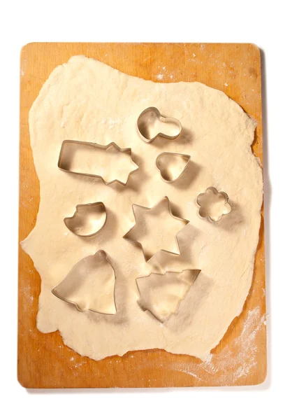 Formes de pâte et biscuits — Photo