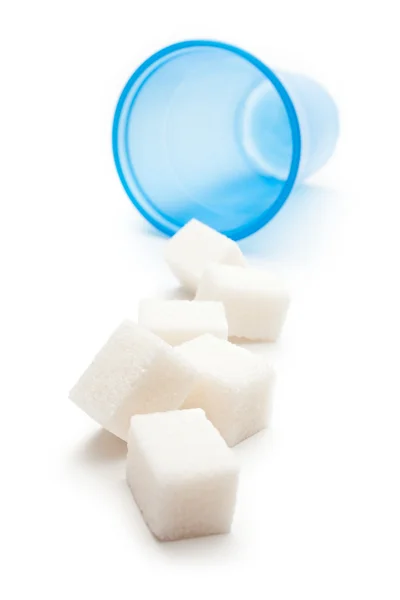 Кубы сахара — стоковое фото