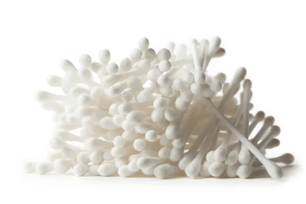 Beyaz pamuk temizleme bezi — Stok fotoğraf