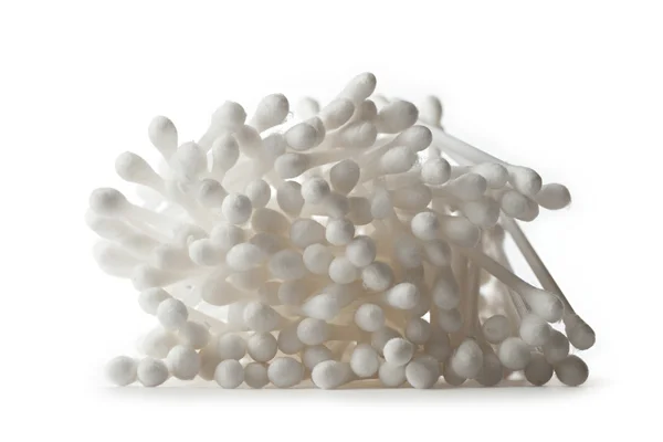 Esfregaços de algodão branco — Fotografia de Stock