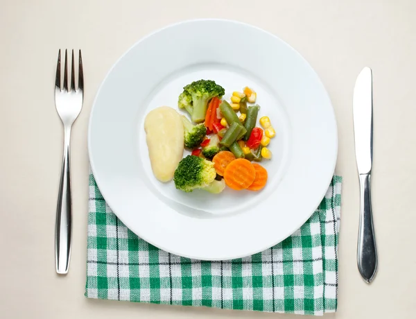 stock image Fried vegetables