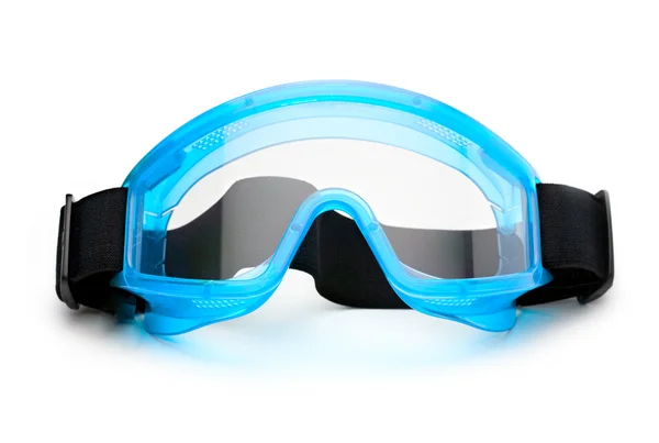 Escudos oculares azules de seguridad — Foto de Stock